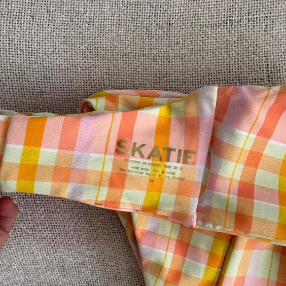 Skatie Swim Bikini Set XS Suva Plaid - Picture 5 of 6